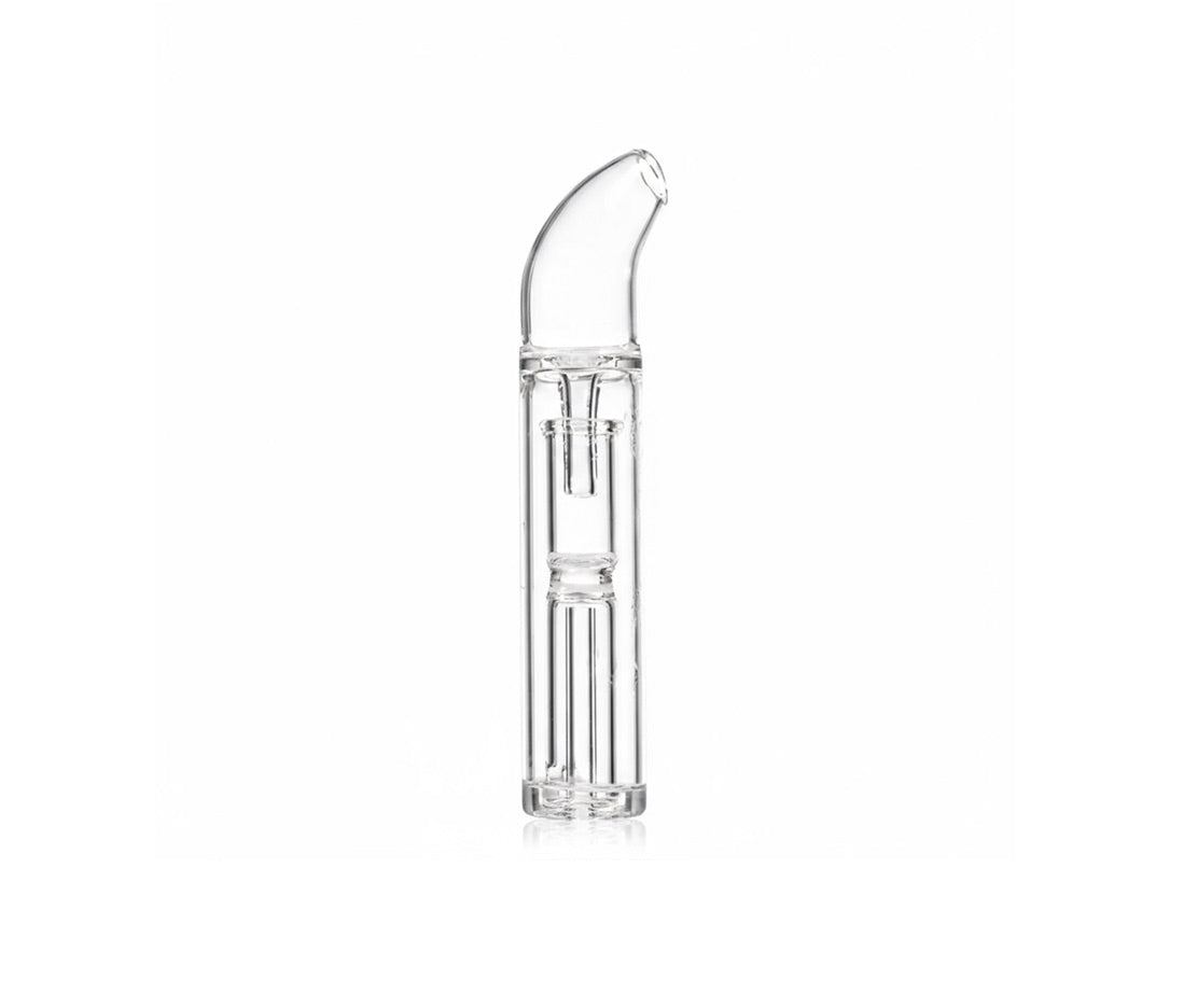 Full view of Hitoki Saber Portable Hydro Tube replacement featuring clear borosilicate glass and sleek modern design.