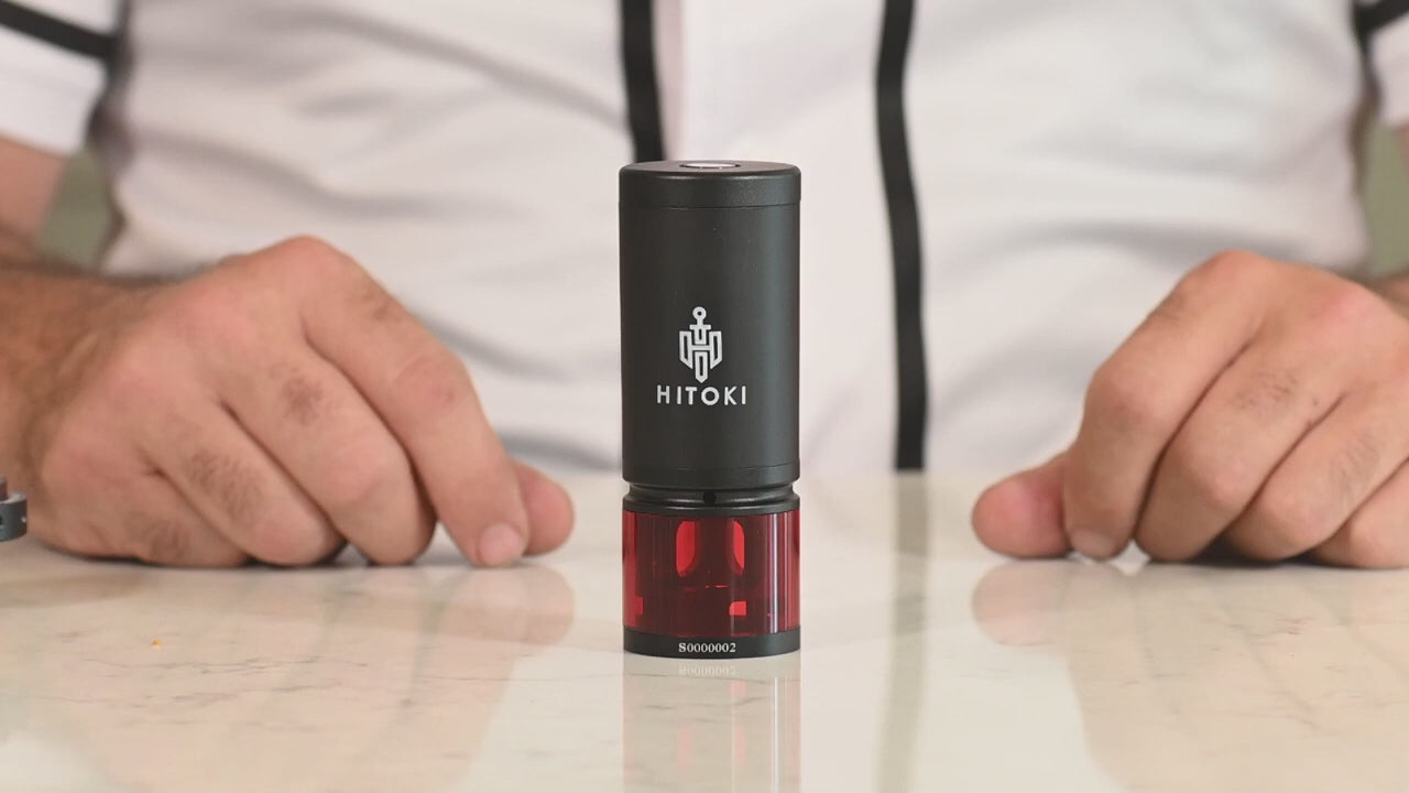 Load video: Hitoki Saber Laser Bong Product Tutorial