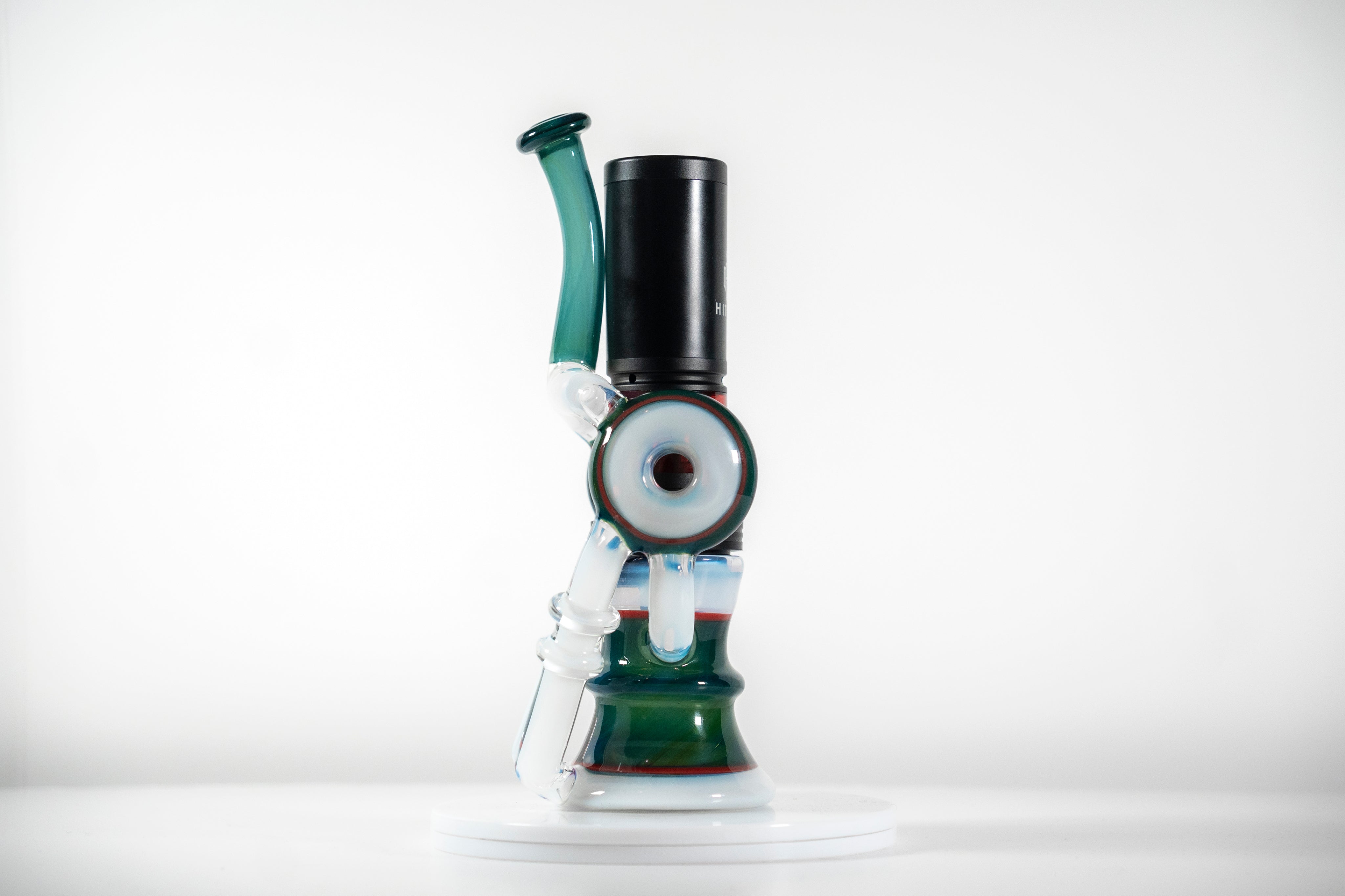 Knuckles Glass Saber Laser Glass Art: Emerald Green