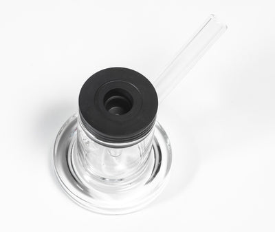 Hitoki Saber Bubbler Attachment – Glass Water Filtration Accessory for Smooth Botanical Vaporization